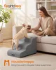 FEANDREA Hundetreppe 3 Stufen Hunderampe für Kleine Hunde Produktbild-Vorschau 2