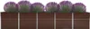 A planter box with purple plants. Náhľad obrázku produktu