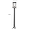 Lucande Wegeleuchte Ferda, 100 cm, anthrazit, IP44 Produktbild-Vorschau 7