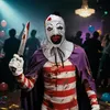 Weiße Clownmaske Horror-Kostüm Terrifier Schrecklich Produktbild-Vorschau 4