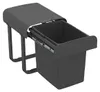 Ekotech pattumiera Aladin AG15G 15 L estraibile Orion Grey Anteprima dell’immagine prodotto 1