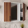 Badezimmermöbel Set Mercan 80 | Keramikwaschbecken Produktbild-Vorschau 4