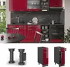 A collage of kitchen cabinets and accessories, including a kitchen scene and individual cabinet components. Anteprima dell’immagine prodotto