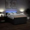 vidaXL Letto a molle con materasso nero 140x200 cm in Anteprima dell’immagine prodotto 5