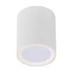 A white cylindrical LED ceiling light with a light gray diffuser. Produktbild-Vorschau