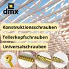 A construction site with wooden beams and screws. Produktbild-Vorschau