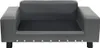 vidaXL Hundesofa Grau 81x43x31 cm Plüsch und Kunstleder Produktbild-Vorschau 2