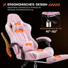 Gaming-Stuhl, Computer-Gaming-Stuhl mit Fußstütze, Produktbild-Vorschau 4