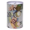 3er Set Spardose im Euro-Design Ø 9,5cm Metall Blech Dose Produktbild-Vorschau 2