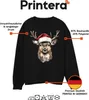 Weihnachten Rentier Santa Hut Geschenk Aquarell Vintage Uni Produktbild-Vorschau 4