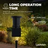 Ledvion 2er Set Gartenstrahler mit Erdspieß IP65 GU10 ohne Produktbild-Vorschau 3