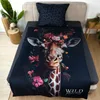 Herding Bettwäsche Wild Flowers" bunt 1x 135x200 cm + 1x Produktbild-Vorschau 5
