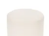 A close-up view of a round, white pouf on a white background. Náhled obrázku produktu