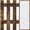 vidaXL Nástenný nočný stolík Údený dub 100 x 10 x 100 cm Náhľad obrázku produktu 5