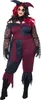 Costume da clown psicopatico da donna per Halloween Anteprima dell’immagine prodotto 4