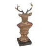 Clayre & Eef Dekorationsfigur Hirsch 25 cm Braun Polyresin Produktbild-Vorschau 3