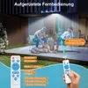 Außen Solarlampe 5 Beleuchtungsmodi mit Bewegungssensor und Produktbild-Vorschau 4