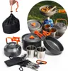 Kempingové nádobí pro venkovní kuchyňské vybavení s příbory Náhled obrázku produktu 3