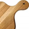 Schneidebrett Buche mit Griff 40x20 cm zum Schneiden Produktbild-Vorschau 2