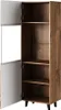 An open wooden cabinet with shelves. Náhled obrázku produktu