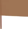 vidaXL 9-teiliges Windschutzgewebe 1200 x 160 cm Taupe Produktbild-Vorschau 4