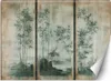 Vlies fototapete Bambussprossen Insel Grautöne 300x210 cm Produktbild-Vorschau 1