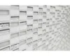 Glasmosaik mit Naturstein weiß 31,3x31,8 cm Produktbild-Vorschau 5