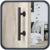 Schiebetürgriff Schwarz Matt Loft Retro Retro Premium Griff Produktbild-Vorschau 16
