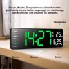 MODFU digitální nástěnné hodiny – USB hodiny s velkým Náhled obrázku produktu 7
