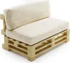 Abziehbares palettenkissen lot x2 aus polyester BANANAIR Produktbild-Vorschau 1