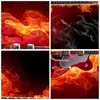 Wanduhr - Rund - Glasuhr - Instrument Flammen Saiten - Produktbild-Vorschau 8