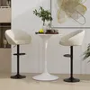Barhocker 2er-Set Barstuhl aus Leinen Tresenstuhl Produktbild-Vorschau 2