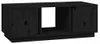 vidaXL Couchtisch Schwarz 110x50x40 cm Massivholz Kiefer Produktbild-Vorschau 1