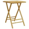 vidaXL Table de jardin pliante 55x55x75 cm bambou Voir les images du produit 1