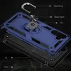 An exploded view of a phone case showing its different layers and components. Produktbild-Vorschau