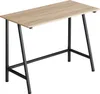 A light brown wooden desk with black metal legs. Náhled obrázku produktu