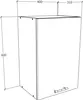 VCM Küchenschrank hängend | Maße ca. H. 60 x B. 40 x T. 31 Produktbild-Vorschau 4