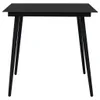 3-tlg. Garten-Essgruppe Schwarz PVC Rattan Produktbild-Vorschau 7