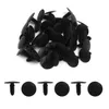 40x Befestigung Clips 6mm Bohrung Plastik Nieten Vortrieb Produktbild-Vorschau 2