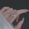 Fingerring, Herz, Zirkonia, Schmuck, Öffnung, verstellbar, Produktbild-Vorschau 6