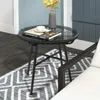 Gartentisch Boho-Stil Outdoor Beistelltisch, PE-Rattan, Produktbild-Vorschau 3