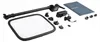 A studio lighting kit is laid out on a white background, showing all its components. Produktbild-Vorschau