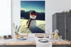 MuchoWow® Poster Schneemann mit Blick auf die Landschaft Produktbild-Vorschau 3