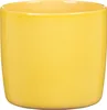 A plain yellow ceramic pot. Náhled obrázku produktu