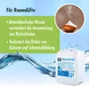 A marketing image for demineralized water, showing a diffuser and a large container of the product. Produktbild-Vorschau