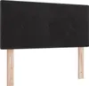 vidaXL Boxspringbett mit Matratze und LED Schwarz 90 x 200 Produktbild-Vorschau 5