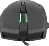 A top-down view of a black gaming mouse with RGB lighting. Náhľad obrázku produktu