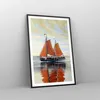Gerahmtes Poster - Schwarzer Rahmen - Segelschiffe Öl Produktbild-Vorschau 8