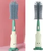 Spazzola di pulizia della bottiglia del latte del silicone Anteprima dell’immagine prodotto 5