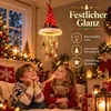 LED Weihnachtsmütze Hängelampe, Weihnachtsmann Mütze mit Produktbild-Vorschau 3